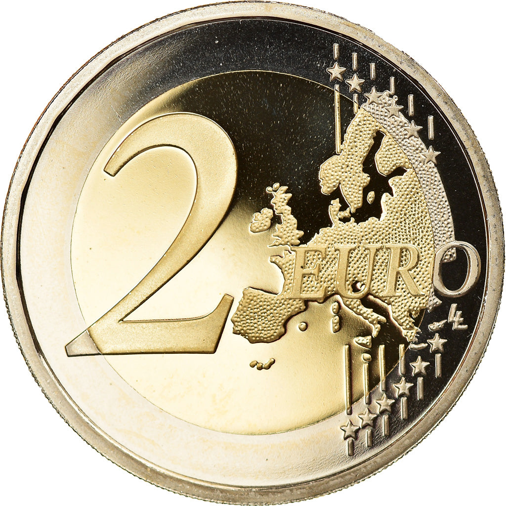 France, 2 Euro, 2009, Paris, Proof, MS(65-70), Bi-Metallic, Gadoury:8a., KM:1414