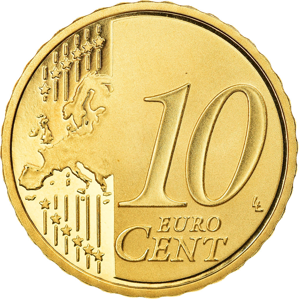 Francia, 10 Euro Cent, 2014, Paris, Proof, FDC, Latón, Gadoury:4b., KM:1410