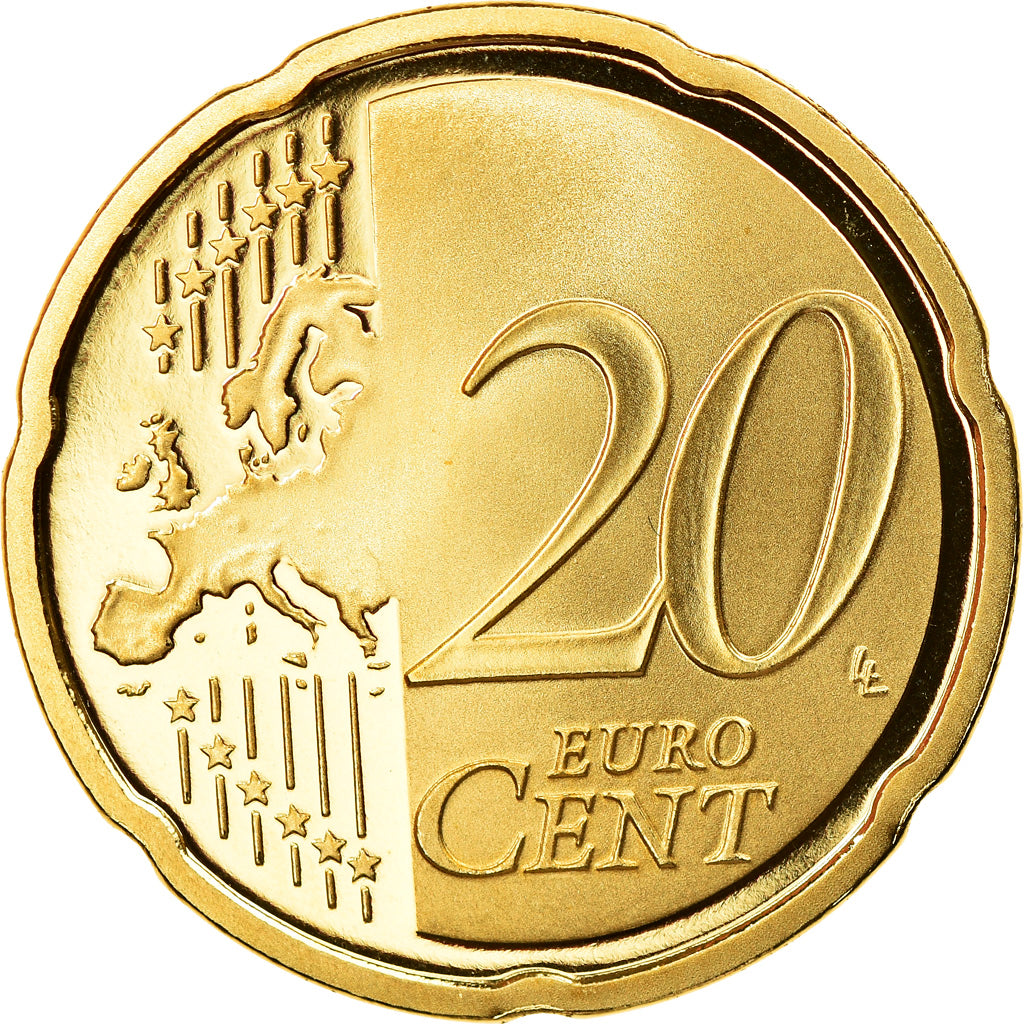 France, 20 Euro Cent, 2014, Paris, Proof, FDC, Laiton, Gadoury:5a, KM:1411