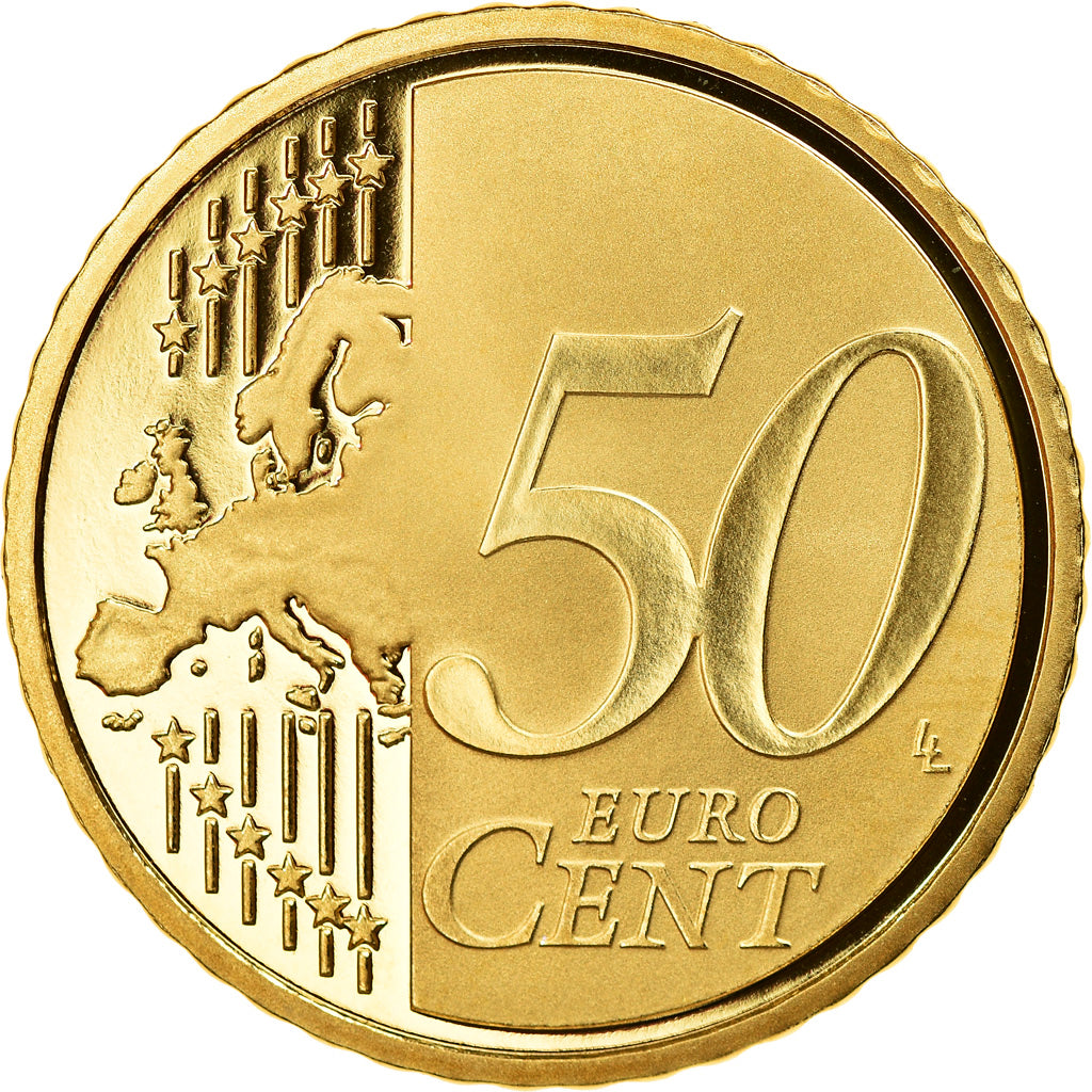 France, 50 Euro Cent, 2014, Paris, Proof, MS(65-70), Brass, Gadoury:6a., KM:1412