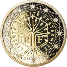 Francia, 2 Euro, 2014, Paris, Proof, FDC, Bi-metallico, Gadoury:8a., KM:1414