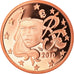 Francia, 5 Euro Cent, 2010, Paris, Proof, FDC, Cobre chapado en acero