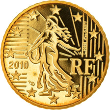 France, 50 Euro Cent, 2010, Paris, Proof, MS(65-70), Brass, Gadoury:6a., KM:1412