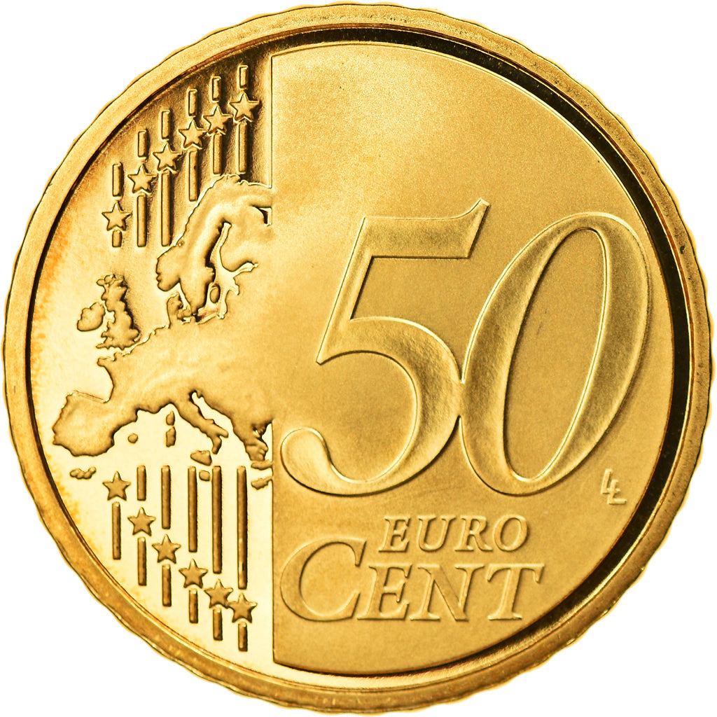 France, 50 Euro Cent, 2010, Paris, Proof, MS(65-70), Brass, Gadoury:6a., KM:1412
