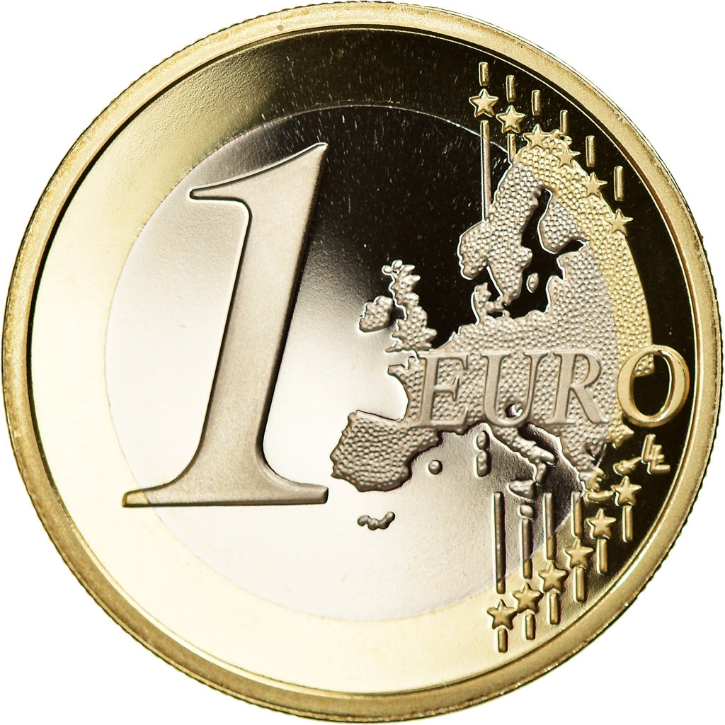 France, Euro, 2010, Paris, Proof, MS(65-70), Bi-Metallic, Gadoury:7a., KM:1413
