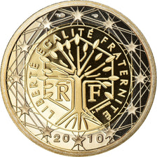 France, 2 Euro, 2010, Paris, Proof, MS(65-70), Bi-Metallic, Gadoury:8a., KM:1414