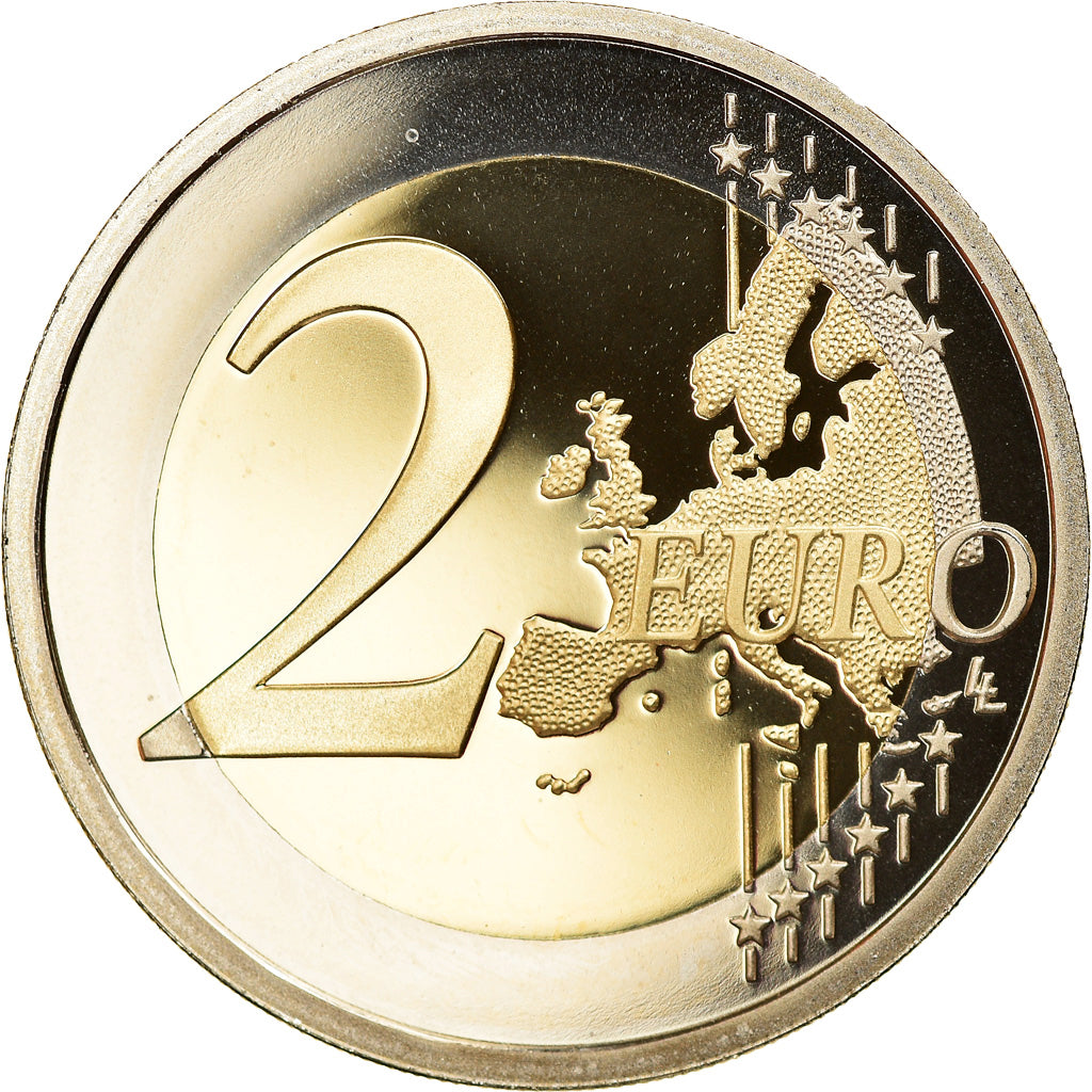 France, 2 Euro, 2010, Paris, Proof, MS(65-70), Bi-Metallic, Gadoury:8a., KM:1414