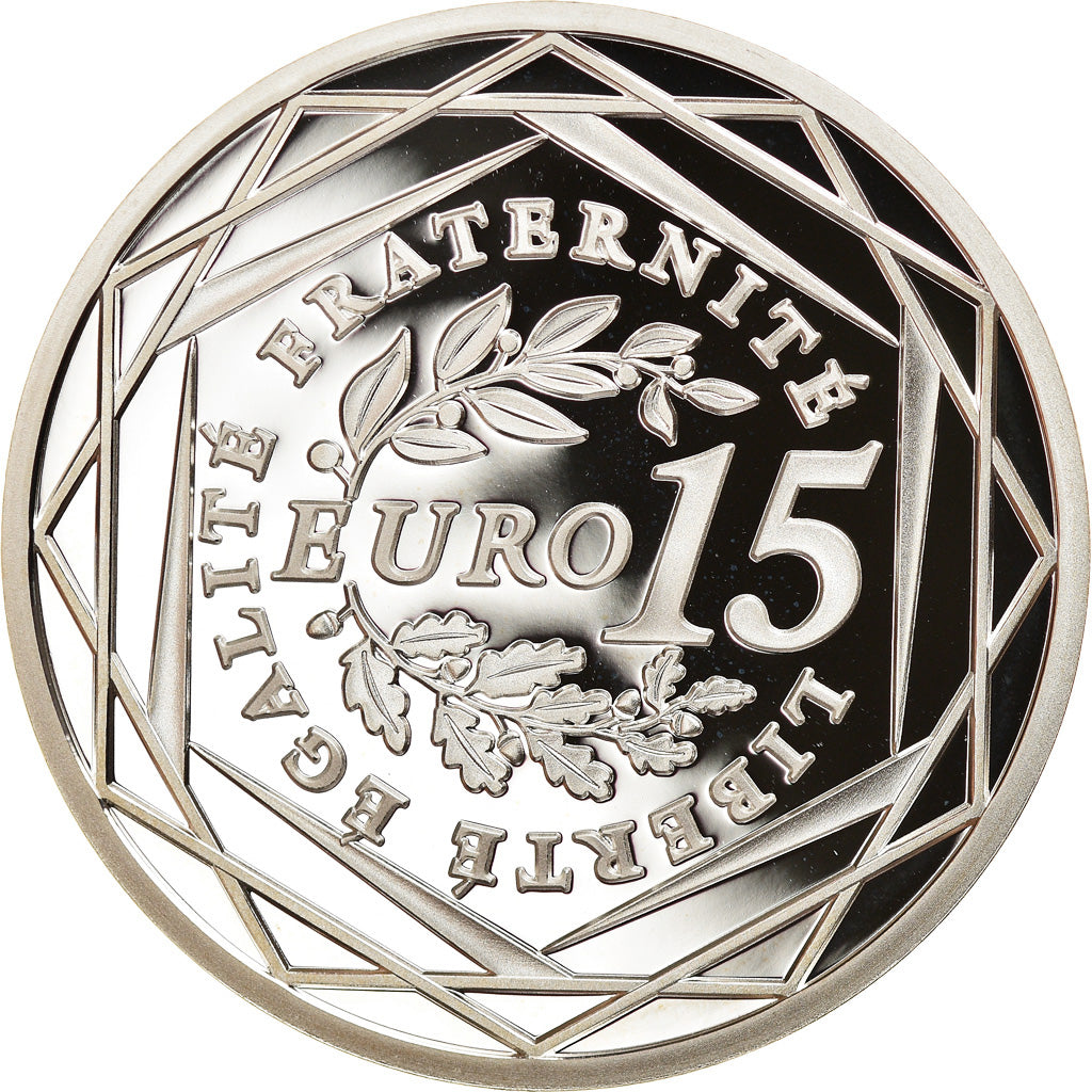 France, 15 Euro, 2010, Paris, Proof, MS(65-70), Silver, KM:1535