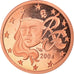 Francia, 2 Euro Cent, 2004, Paris, Proof, FDC, Cobre chapado en acero