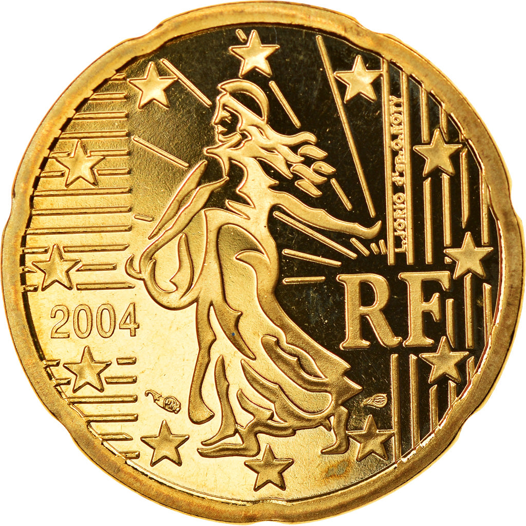 Francia, 20 Euro Cent, 2004, Paris, Proof, FDC, Ottone, Gadoury:5., KM:1286