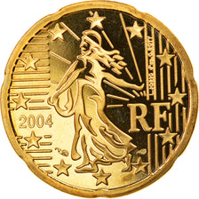 Francia, 20 Euro Cent, 2004, Paris, Proof, FDC, Ottone, Gadoury:5., KM:1286