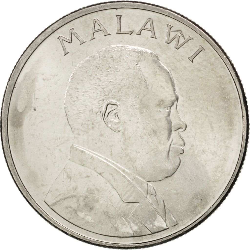 MALAWI, 10 Tambala, 2003, KM #27, MS(63), Nickel Plated Steel, 23.6, 5.63