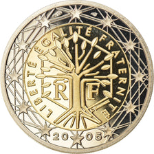 França, 2 Euro, 2005, Paris, Proof, MS(65-70), Bimetálico, Gadoury:8., KM:1289
