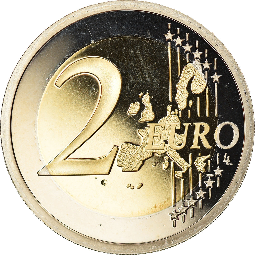 França, 2 Euro, 2005, Paris, Proof, MS(65-70), Bimetálico, Gadoury:8., KM:1289