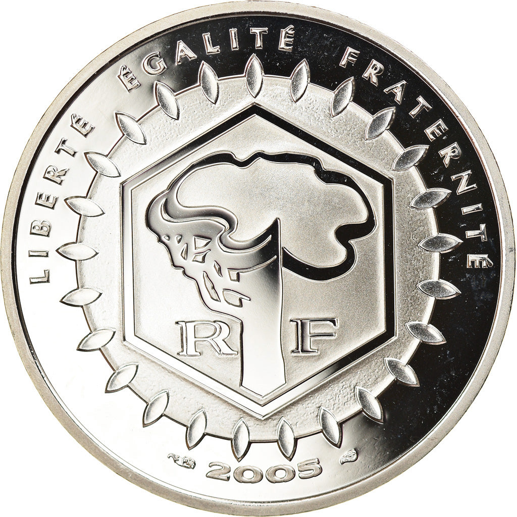 France, Panthéon, 5 Euro, 2005, Paris, Proof, MS(65-70), Silver, KM:2010