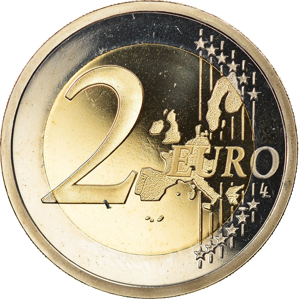 Frankrijk, 2 Euro, 2002, Paris, Proof, FDC, Bi-Metallic, Gadoury:8., KM:1289