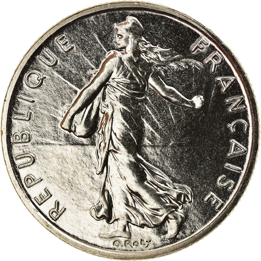 Coin, France, Semeuse, 1/2 Franc, 1989, Paris, MS(65-70), Nickel, KM:931.1