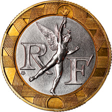Moneda, Francia, Génie, 10 Francs, 1989, Paris, FDC, Bimetálico, KM:964.1