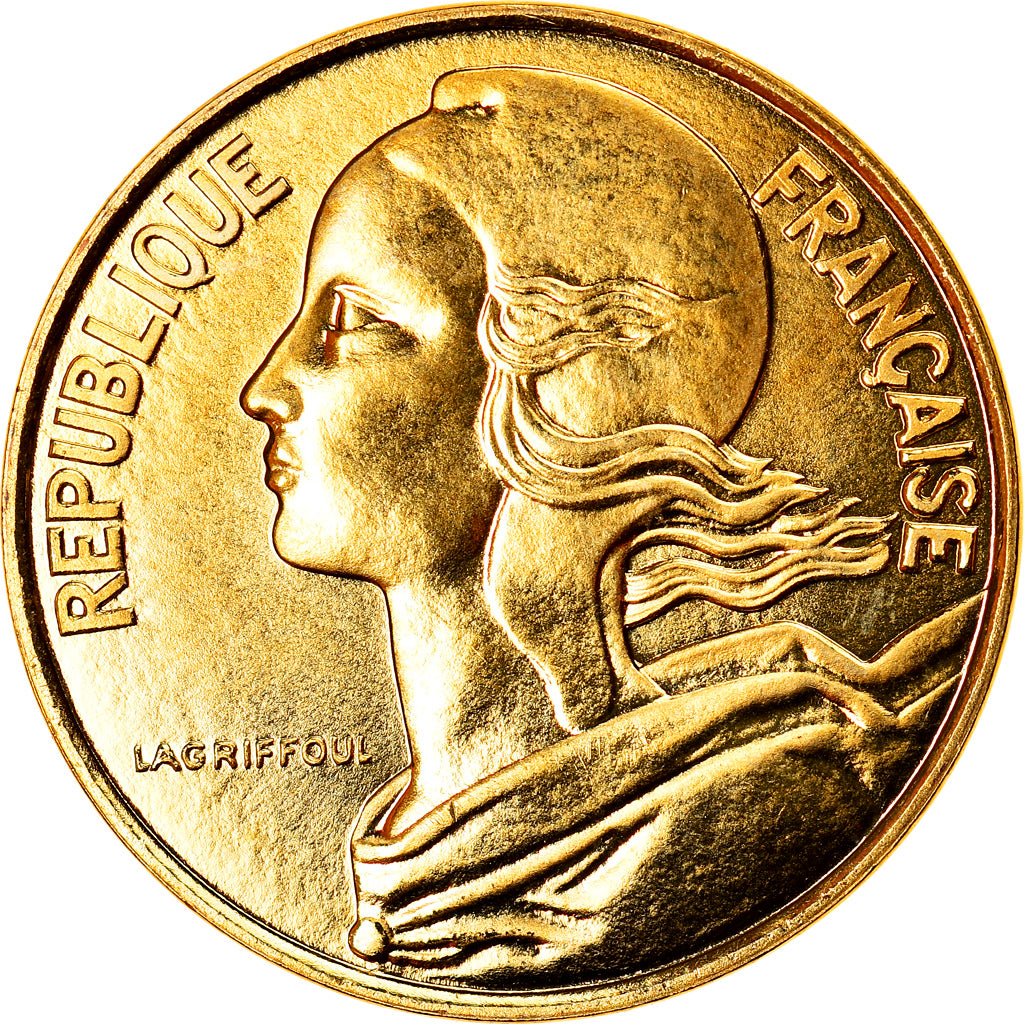 Coin, France, Marianne, 10 Centimes, 1991, Paris, Frappe médaille, MS(65-70)