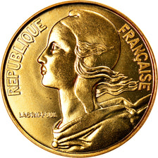 Coin, France, Marianne, 20 Centimes, 1991, Paris, Frappe médaille, MS(65-70)