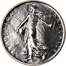 Moneta, Francja, Semeuse, Franc, 1991, Paris, Frappe médaille, MS(65-70)