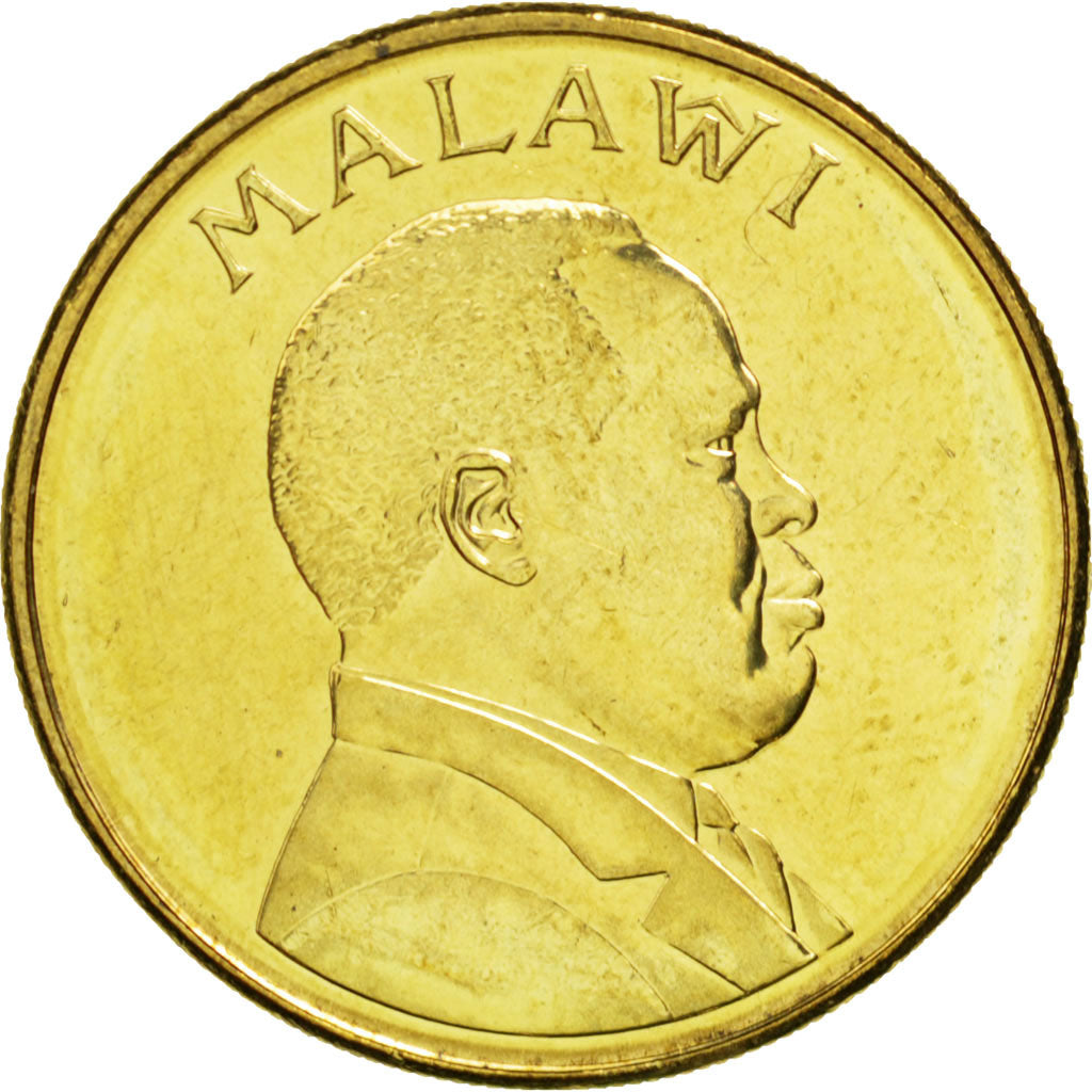 Coin, Malawi, Kwacha, 1996, MS(63), Brass plated steel, KM:28