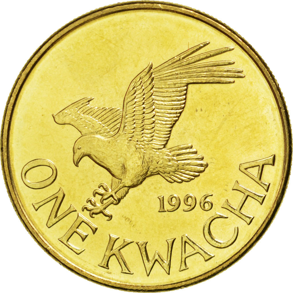 Coin, Malawi, Kwacha, 1996, MS(63), Brass plated steel, KM:28