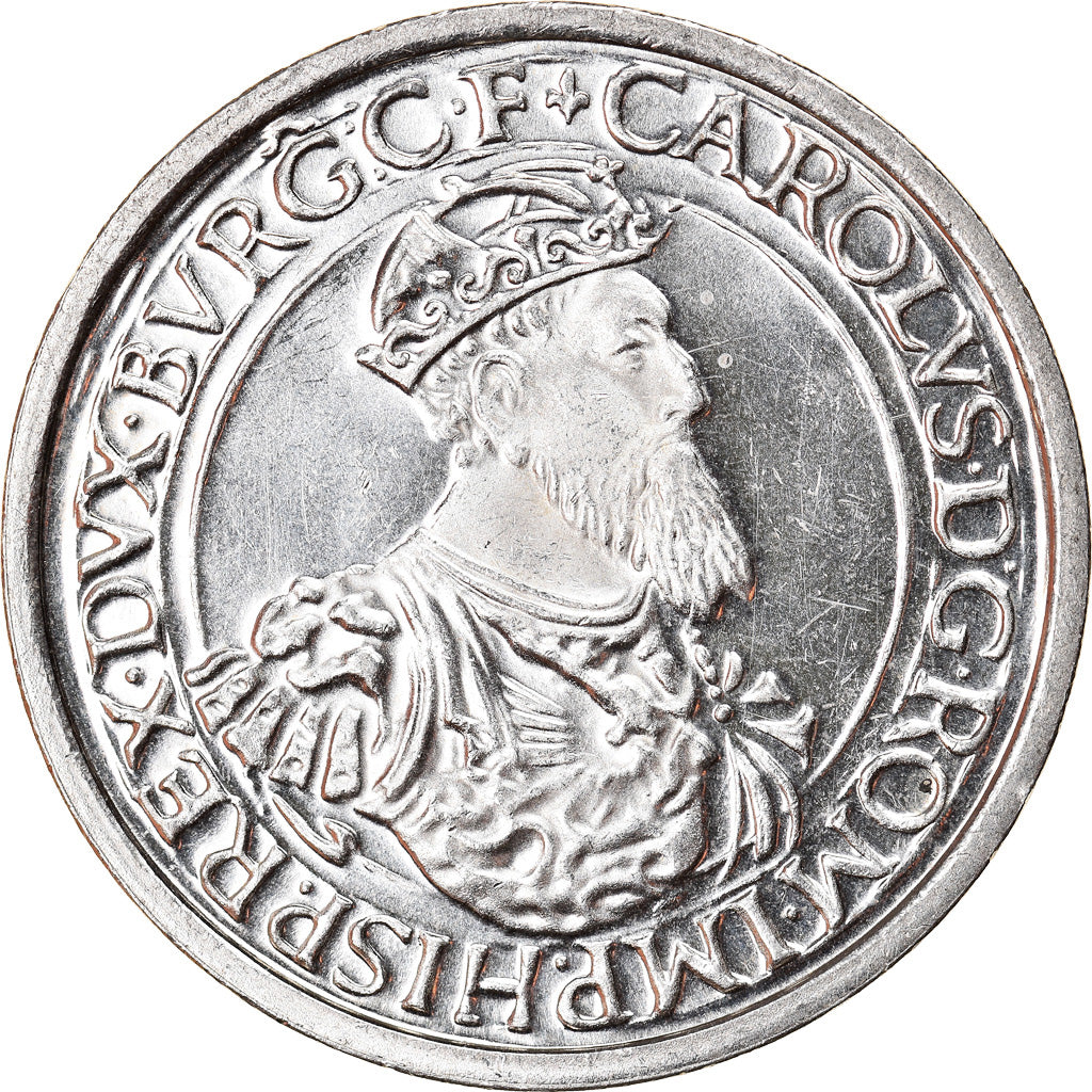 Coin, Belgium, 5 Ecu, 1987, AU(55-58), Silver, KM:166