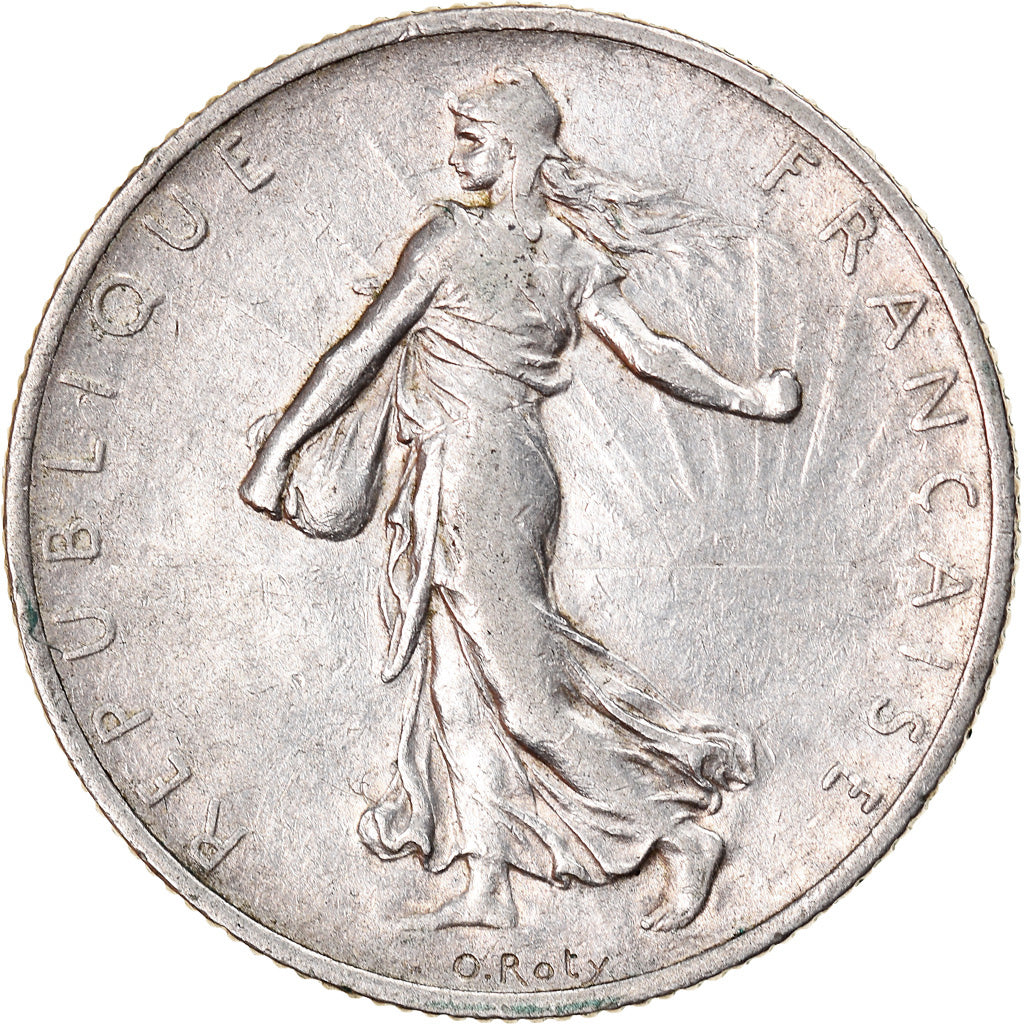 Coin, France, Semeuse, 2 Francs, 1908, Paris, EF(40-45), Silver, KM:845.1