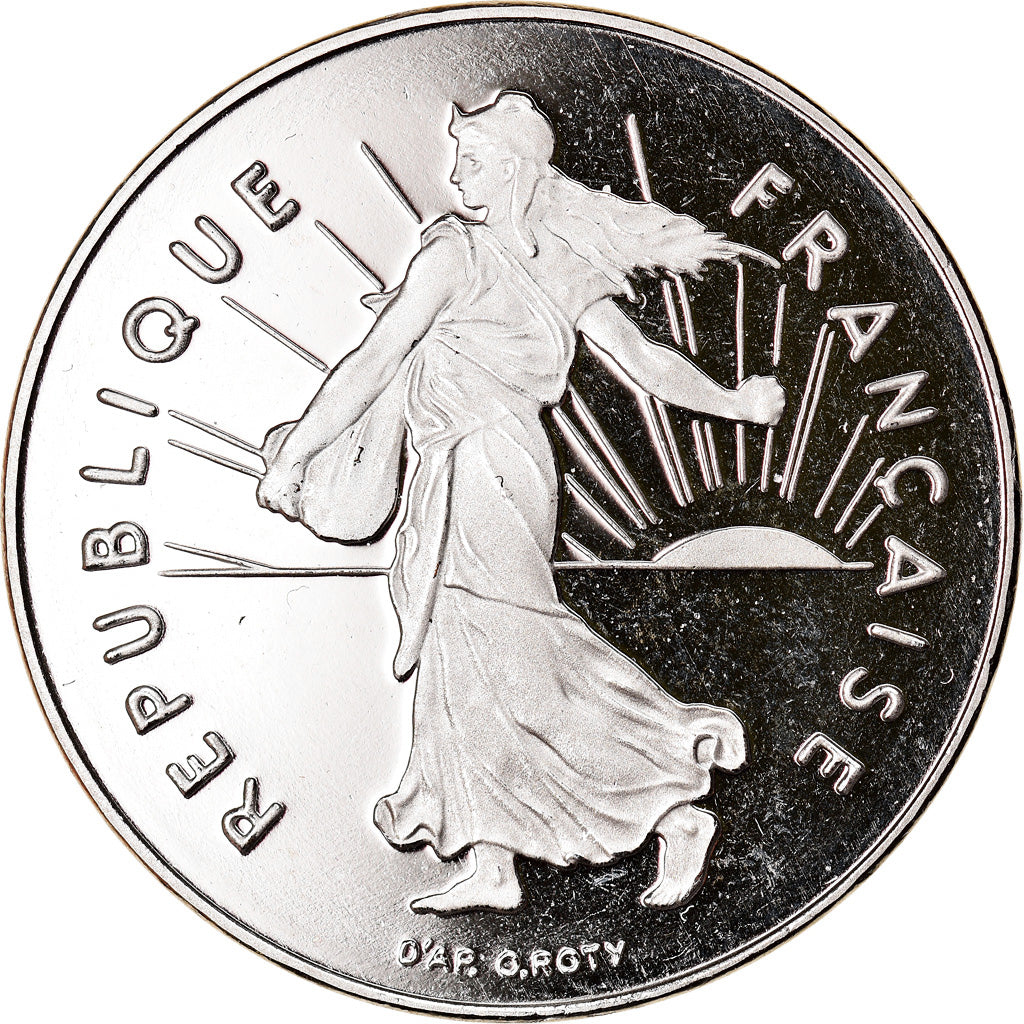 Moeda, França, Semeuse, 5 Francs, 1999, Paris, Proof, MS(65-70), Cobre-Níquel