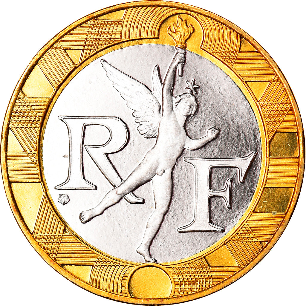 Münze, Frankreich, Génie, 10 Francs, 1999, Paris, Proof, STGL, Bi-Metallic