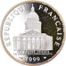 Munten, Frankrijk, Panthéon, 100 Francs, 1999, Paris, Proof, FDC, Zilver