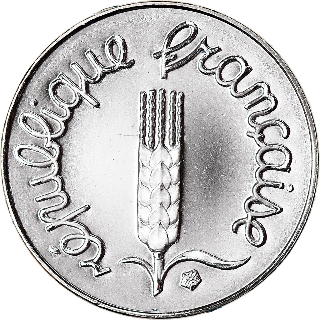 Moeda, França, Épi, Centime, 1998, Paris, Proof, MS(65-70), Aço Inoxidável