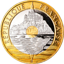 Monnaie, France, Mont Saint Michel, 20 Francs, 1998, Paris, Proof, FDC