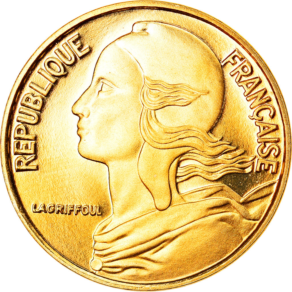 Coin, France, Marianne, 5 Centimes, 1992, Paris, Proof, MS(65-70)