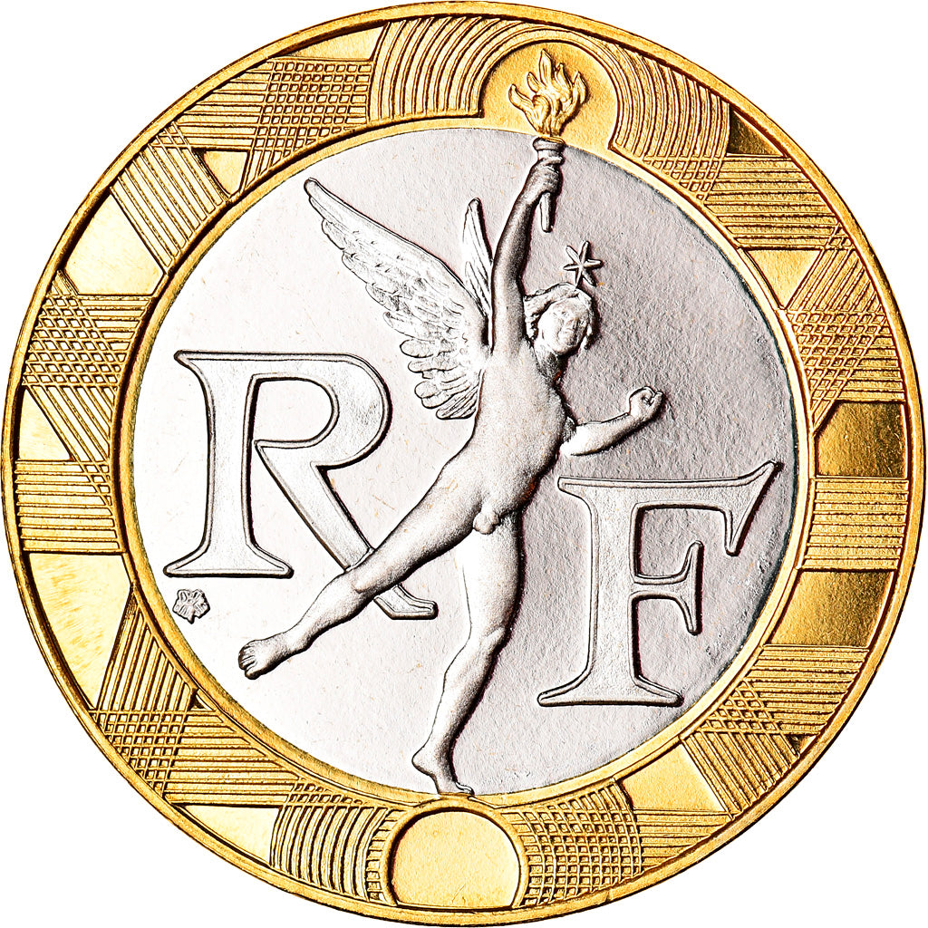 Moneta, Francia, Génie, 10 Francs, 1992, Paris, Proof, FDC, Bi-metallico