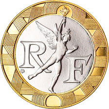 Moneta, Francia, Génie, 10 Francs, 1992, Paris, Proof, FDC, Bi-metallico