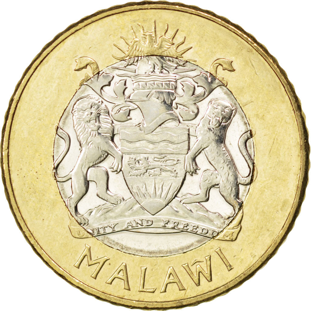 MALAWI, 10 Kwacha, 2006, KM #58, MS(63), Bi-Metallic, 28, 15.04
