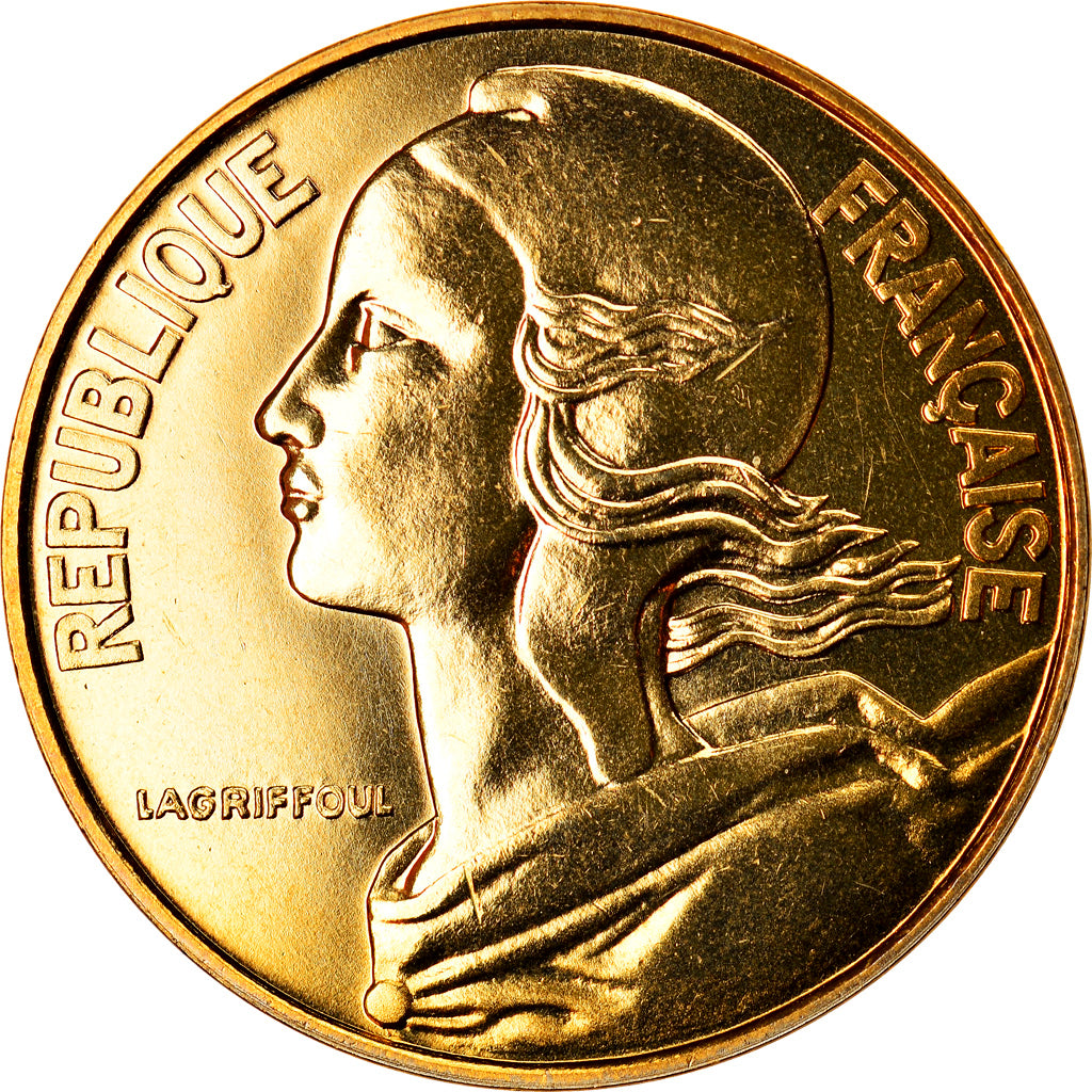 Coin, France, Marianne, 20 Centimes, 1990, Paris, MS(65-70), Aluminum-Bronze