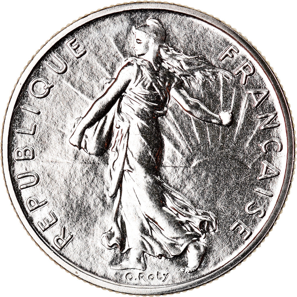 Coin, France, Semeuse, 1/2 Franc, 1990, Paris, MS(65-70), Nickel, KM:931.1