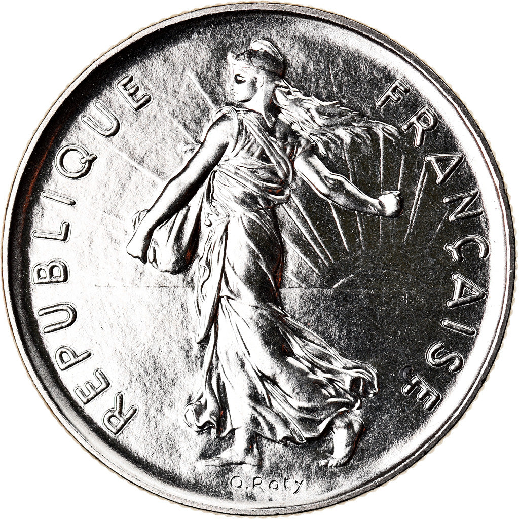 Coin, France, Semeuse, 5 Francs, 1990, Paris, MS(65-70), Nickel Clad