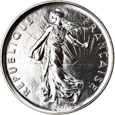 Coin, France, Semeuse, 5 Francs, 1990, Paris, MS(65-70), Nickel Clad