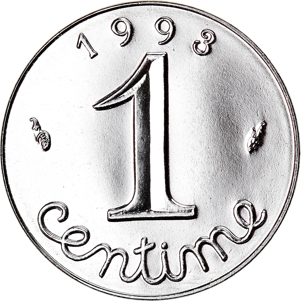 Moneta, Francia, Épi, Centime, 1993, Paris, Proof, FDC, Acciaio inossidabile