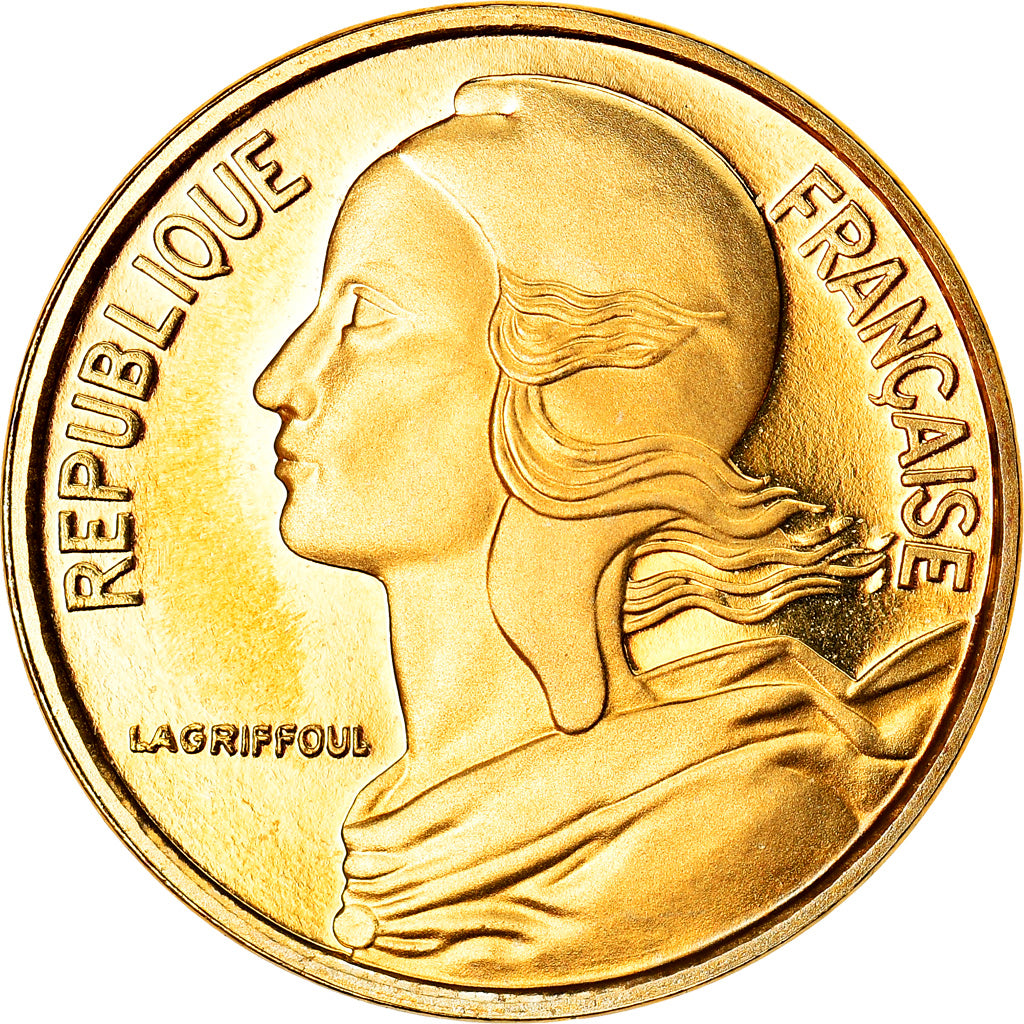 Coin, France, Marianne, 5 Centimes, 1993, Paris, Proof, MS(65-70)