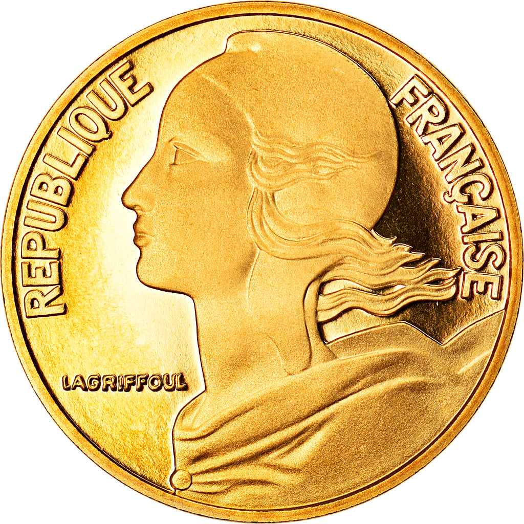 Munten, Frankrijk, Marianne, 10 Centimes, 1993, Paris, Proof, FDC