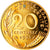 Moneda, Francia, Marianne, 20 Centimes, 1993, Paris, Proof, FDC, Aluminio -