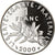 Moneta, Francia, Semeuse, Franc, 2000, Paris, Proof, FDC, Nichel, KM:925.1