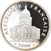 Coin, France, Panthéon, 100 Francs, 2000, Paris, Proof, MS(65-70), Silver