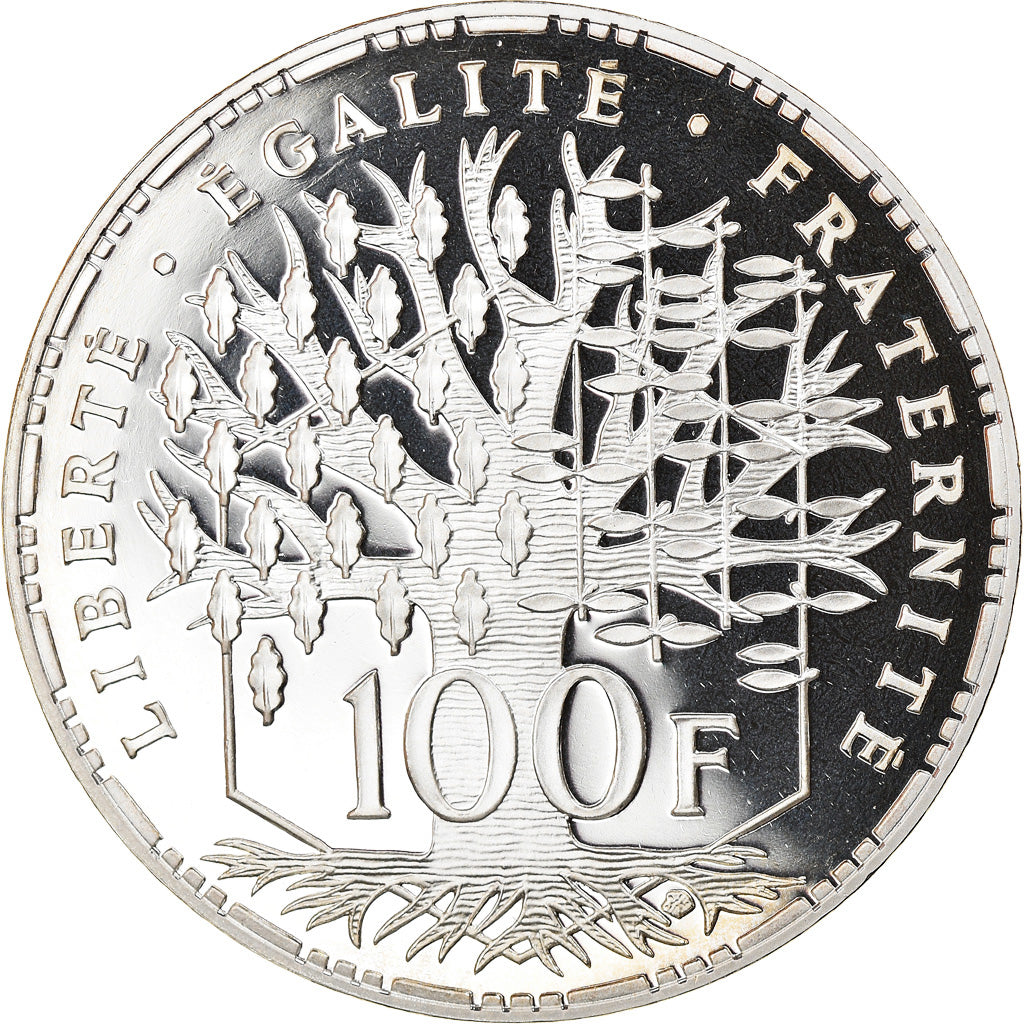 Coin, France, Panthéon, 100 Francs, 2000, Paris, Proof, MS(65-70), Silver