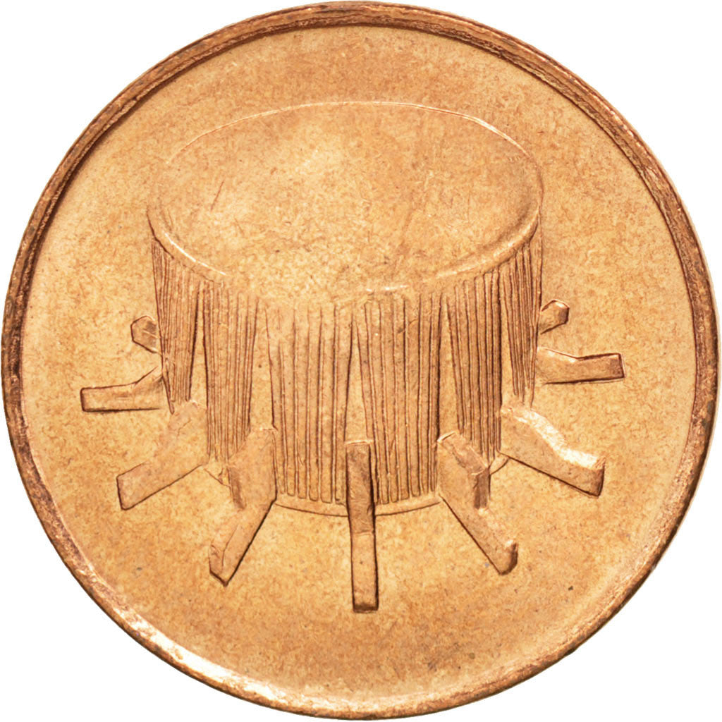 Coin, Malaysia, Sen, 2000, MS(63), Bronze Clad Steel, KM:49